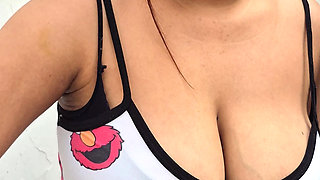 While I Do Cleaning, My Boss Wants Me to Show Him the Big Boobs