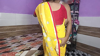 Desi beautiful Bhabhi calls the neighbor's brother-in-law to her bedroom and fucks him.