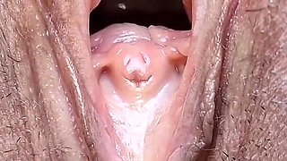Outdoor Naked Spreading and Gaping Pussy