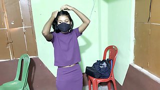 Desi village stepdaughter with a tight pussy and eager for rough anal from a big ebony stud