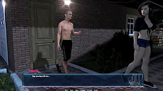 Smartass: sexy girl pissing in the backyard ep 9