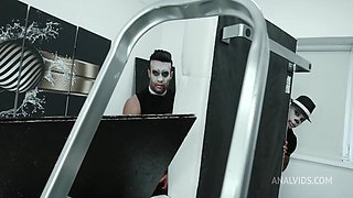 Halloween Party goes wrong 6on1, Emily Belle, ATM, Balls Deep