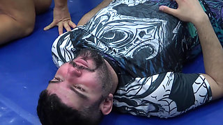 Super Hot Chicks Wrestling with Their Horny Coach