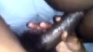 Black Amateur Taking Dick