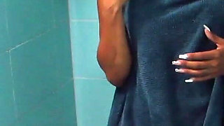 Feed Me White Dick" Intense Shower Sex with Beautiful Black Slut Kiki Minaj