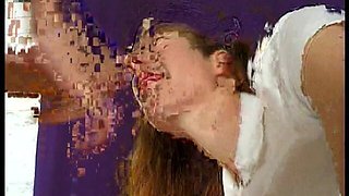Lusty College Girl with Small Tits and Flaming Auburn Hair Anne Howe Enjoys Hard Cock Cock Drilling