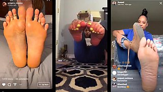 Foot Tease Compilation 1x3 - 009