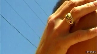 Blond hair babe Tara retro porn