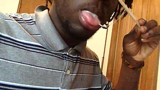 My full video of me drooling spit fetish