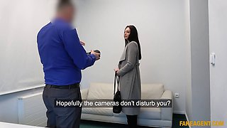 Innocent skinny chick gets a hard pounding in POV casting - Fake Agent