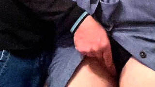 Stranger Fingered Horny Milf Hard Before Work in The Subway