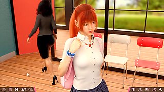 Filf cartoon, summertime saga episode, waifu academy takamura