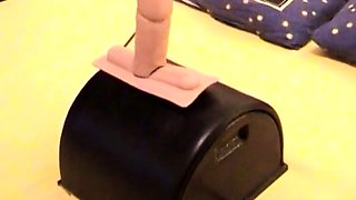 Homemade Hardcore Sex Tape with a Sybian Machine