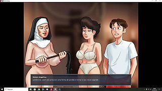 I Helped Naughty Nun Punish Hot Sinner Using My Cock - SummerTimerSaga