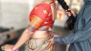 Village Bhabhi First Time Sex with Devar in Kitchen, Desi Girl Xxxx Tight Pussy Sex