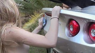 3 Hottie Small Titty Carwash Lotus Ladies!