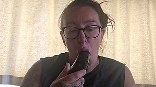 Foodie Fridays Jade Fucks a Cucumber