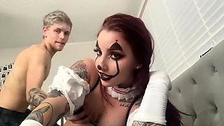 Lovely Amateur teen brunette masturbating outdoor