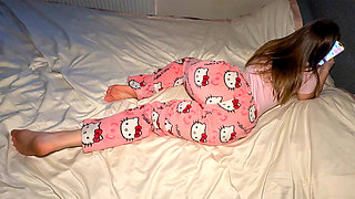 Petite stepsister with big tits gets fucked hard