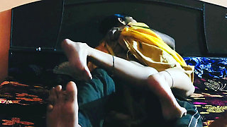 Surrender to serve father-in-law when husband is working overtime, indian newly married girl janvibhabhi sex video