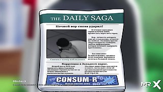 Summertime saga - Big Cucumber Fucks Mature in the Kitchen E1 # 84