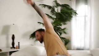 Savanah Storm and Quinton James's blowjob movie by Bellesa Films