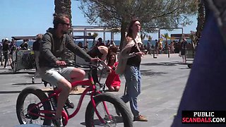 Mouthgagged bigbooty babe get humiliated