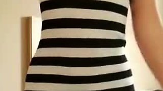 Big boobs milf masturbates with her dildo