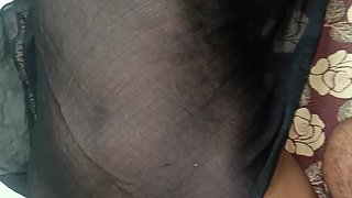 College Student Licking Married Aunty Breast Using Honey and Horlicks