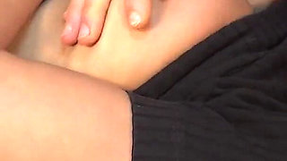 Great Blowjob and Handjob with Cum on Tits. What a Happy Place Below Is Him... Full Video.