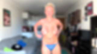 HUGE TITS - Bikini Try-on Haul with 18 year old British Teen