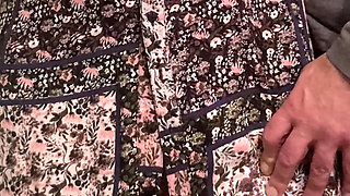 Pervert Old Man Rubs Student's Pussy in the City Bus