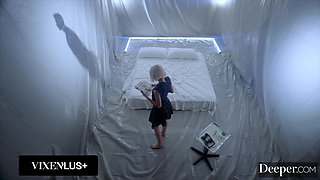 Deeper Jessie & Lilly Have a Twisted Quarantine Threesome