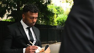 BLACKED BBC Hungry Blonde Ashby Winter Gets DPed For The