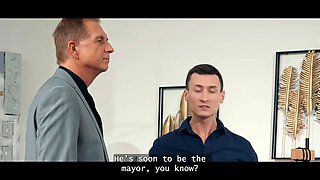 Daddy4k. hot and smart blonde daruma rai sucks aged wealthy man's boner to win