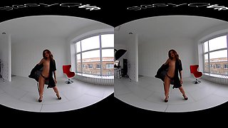 Long Legs And Lace - Amazing Babe Solo Striptease High Class Vr