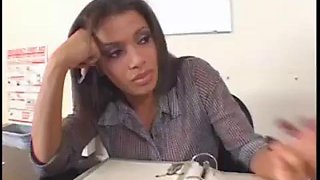 Alexis Silver Busty ebony teacher fucks: Big Tits, Blowjob  Milf Porn