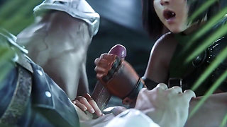 Yuffie Reverse Fucking a Soldier (final Fantasy 7 Remake Animation)