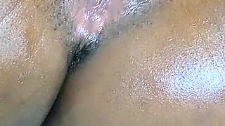 Slim Black Teen Strip Tease and Finger Fuck Herself