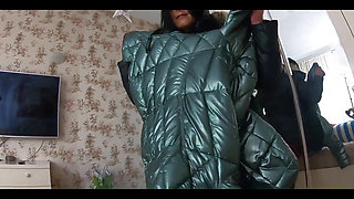 Milfycalla - Deep Blowjob While Wearing Fur Hooded Puffer Jackets 202