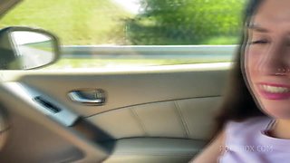 Washing My Windshield With Her Pee