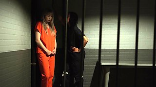 Black lesbian prison guard pussylicked
