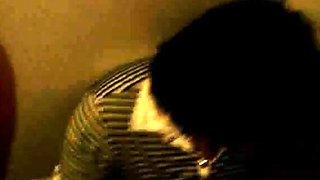 Asian BBW Amateur Facial in a Public Bathroom