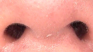 Mika Takatsuki’s Snot Drips Onto the Glass Plate… and Into Her Own Mouth.