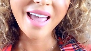 Big Boobed Blonde Masturbates With A Dildo In The Bathroom