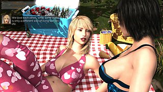 Happy Marriage Husband His Slutty Wife And Another Slut On Picnic Ep29