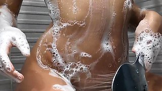 Small titted babe gives awesome blowjob