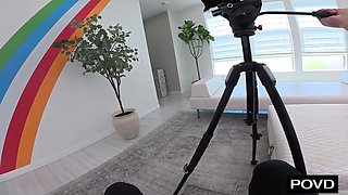 Latina Spinner Tries Out To Be A Professional Walking Sex Doll