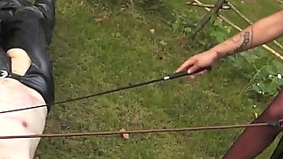 BDSM Male Sex Slaves Getting Whipped by Mistress