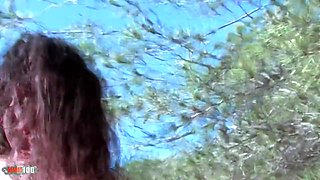 Robin Reid And Alyssa Wild - Her Metis Pussy Fucking In Outdoor Deepthroat Initiation